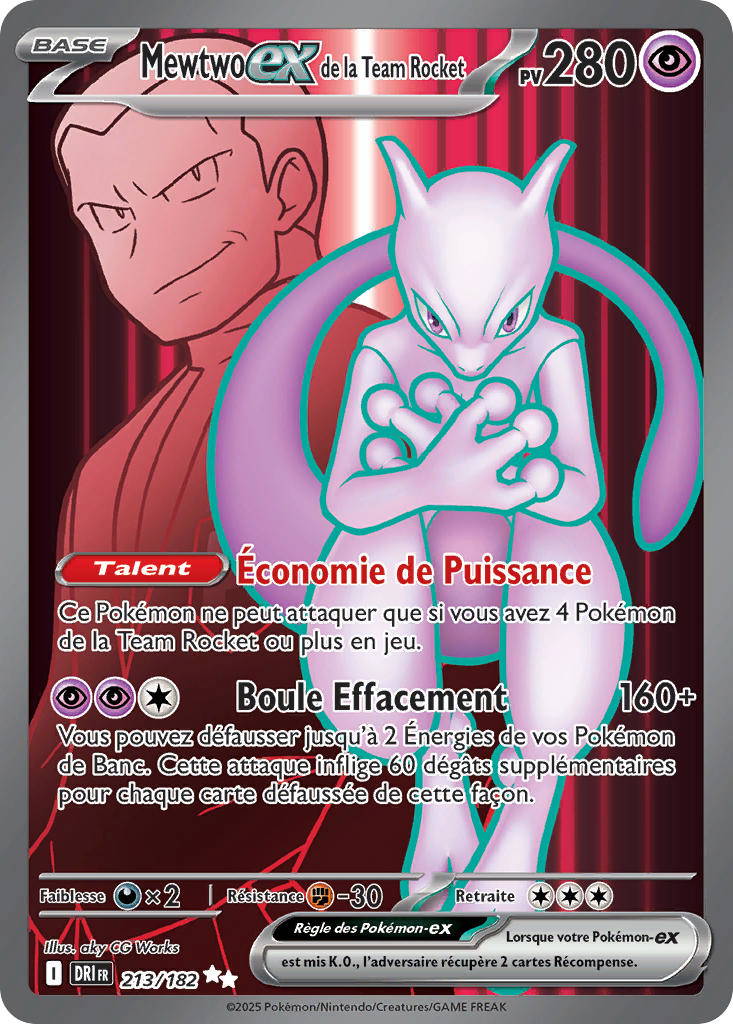 Mewtwo ex de la Team Rocket