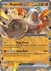 Regirock ex 101/182<br/>Nisota Niso