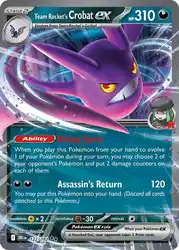 Team Rocket's Crobat ex 122/182<br/>5ban Graphics