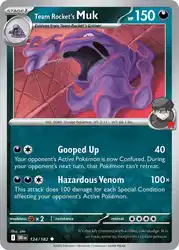 Team Rocket's Muk 124/182<br/>Uta
