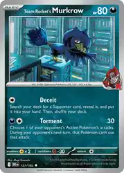 Team Rocket's Murkrow 127/182<br/>Mugi Hamada