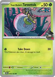 Team Rocket's Tarountula 19/182<br/>Saboteri
