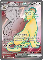 Team Rocket's Persian ex 219/182<br/>5ban Graphics