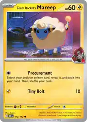 Team Rocket's Mareep 72/182<br/>Teeziro