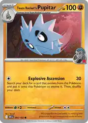 Team Rocket's Pupitar 95/182<br/>Izucch