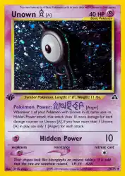 Unown A 14/75<br/>CR CG gangs