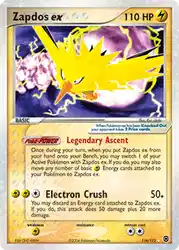 Zapdos ex 116/112<br/>Ryo Ueda