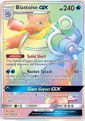 Blastoise-GX 218/214<br/>sadaji