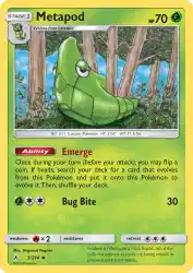 Metapod 3/214<br/>Shigenori Negishi
